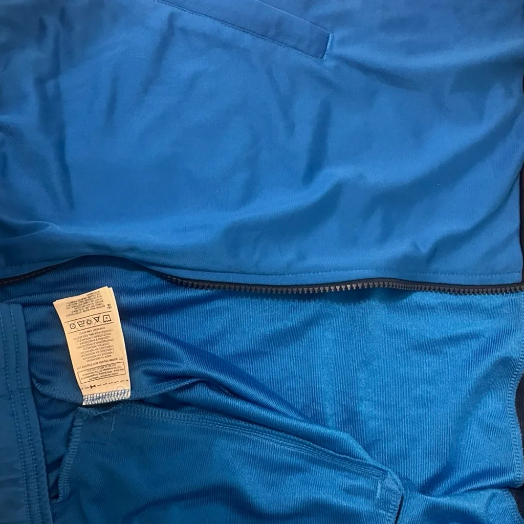 Adidas Jaqueta de Zíper Azul e Preto – Tamanho P – Excelente Condição – photo 5
